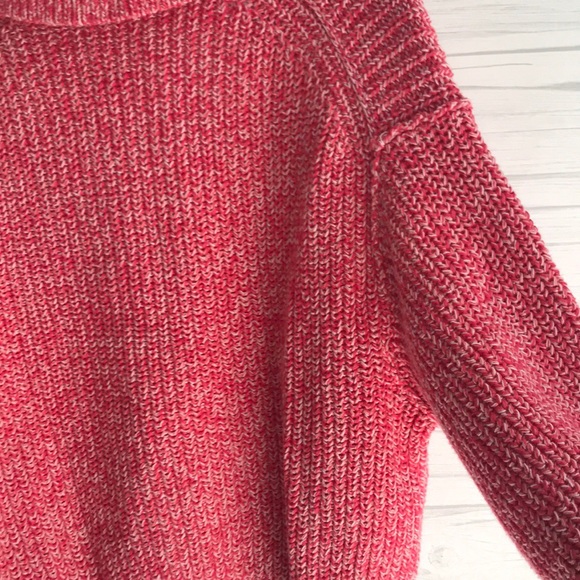 NEW Free People Pink Warm Chunky Sweater - Picture 8 of 8